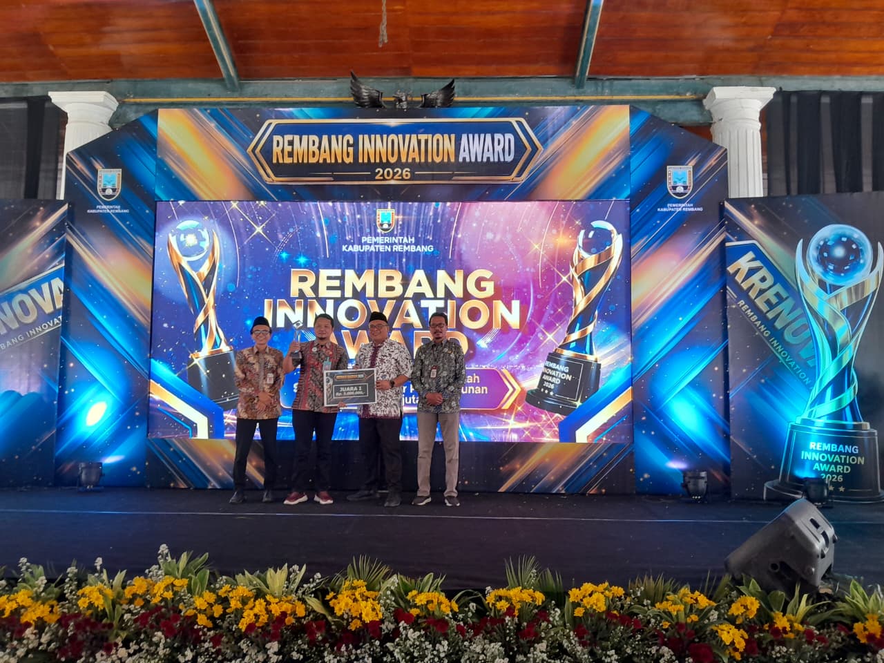 DPMPTSP Kabupaten Rembang Raih Juara dalam  Rembang Innovation Award Tahun 2026