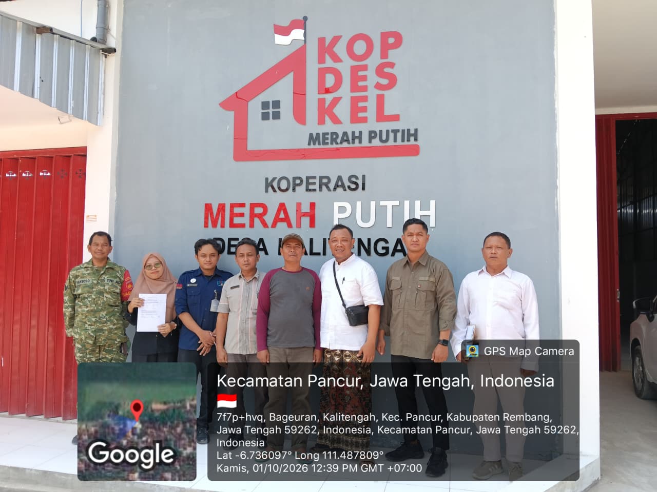 DPMPTSP Kabupaten Rembang Bersama Dinas Terkait Laksanakan Verifikasi Lapangan Perizinan Bangunan KDMP